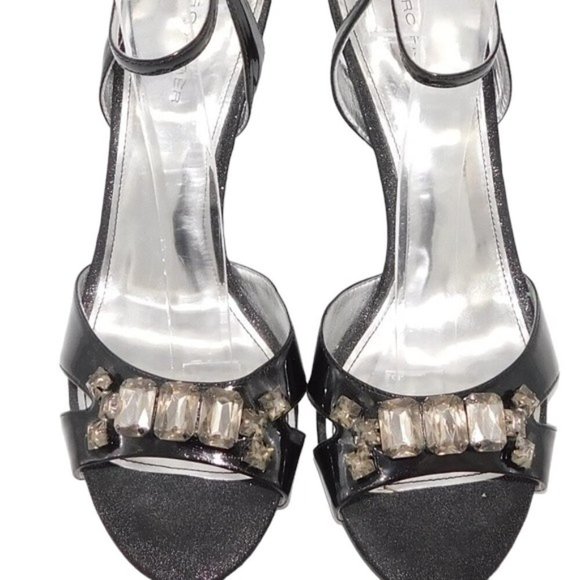 Marc Fisher "Braseli" Black Patent Leather Heel - Picture 5 of 10